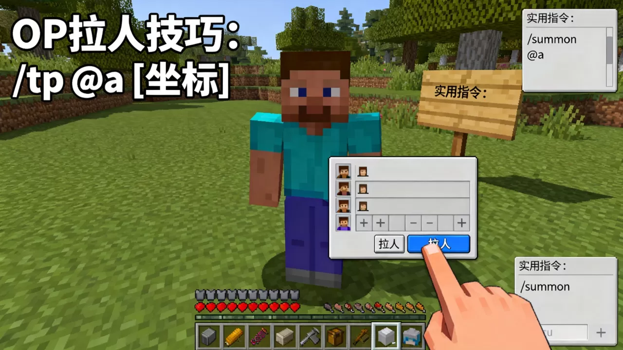 我的世界服务器OP怎么拉所有人,有哪些实用技巧? 我的世界服务器OP怎么拉所有人,有哪些实用技巧?