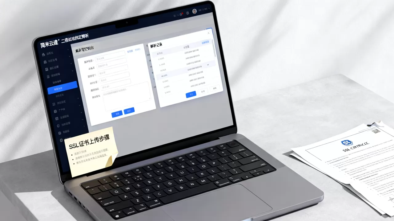 简米云建二级域名网站如何绑定解析并设置SSL?,SSL怎么配置 简米云建二级域名网站如何绑定解析并设置SSL?,SSL怎么配置