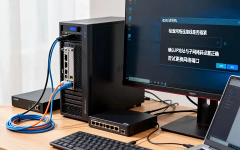 安装esxi虚拟机时，如何解决网络连接不上的问题？,怎么办