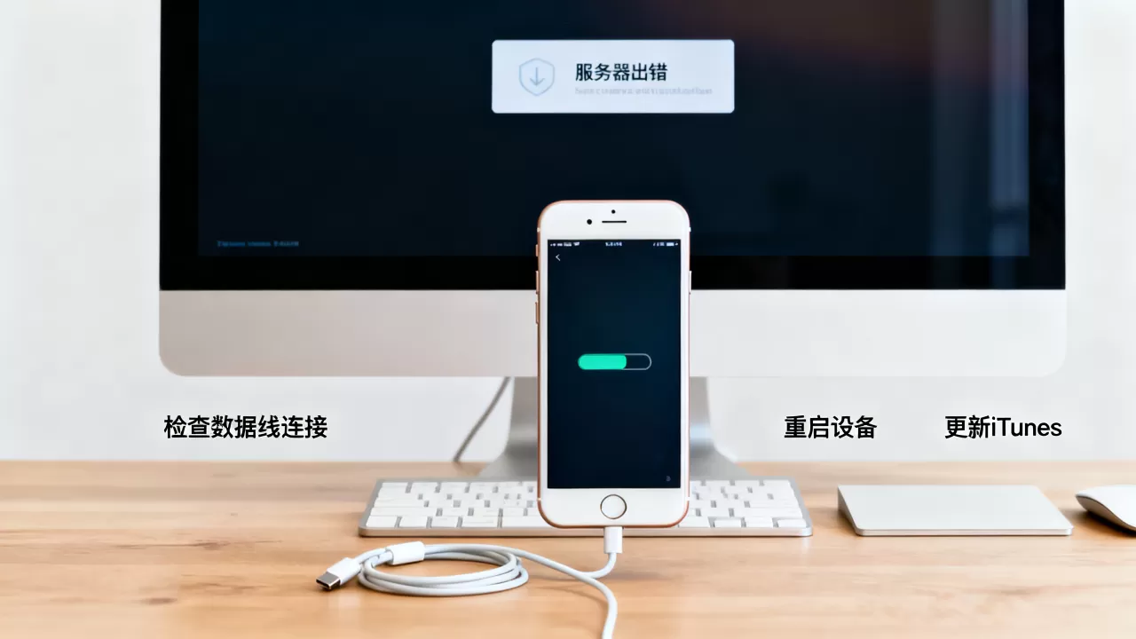 iPhone6连接电脑为何服务器出错,怎么解决? iPhone6连接电脑为何服务器出错,怎么解决?