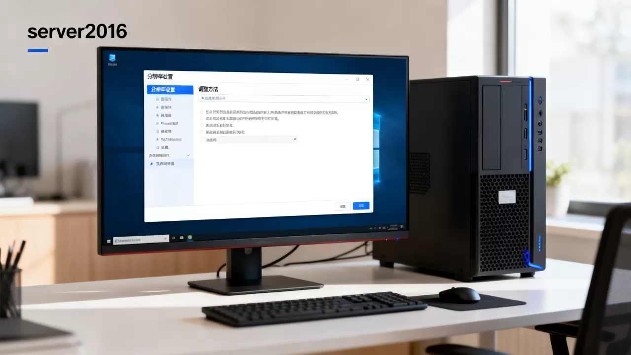 server2016服务器分辨率设置有哪些方法,怎么调整 server2016服务器分辨率设置有哪些方法,怎么调整