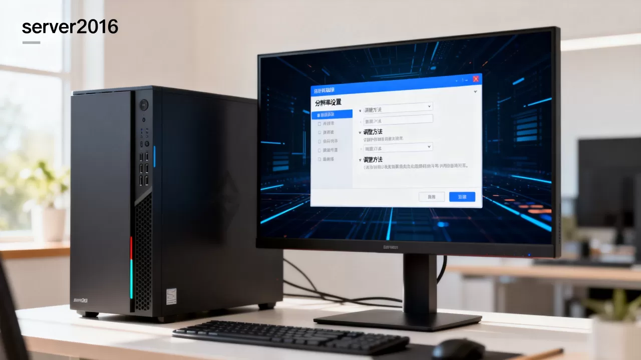server2016服务器分辨率设置有哪些方法,怎么调整 server2016服务器分辨率设置有哪些方法,怎么调整