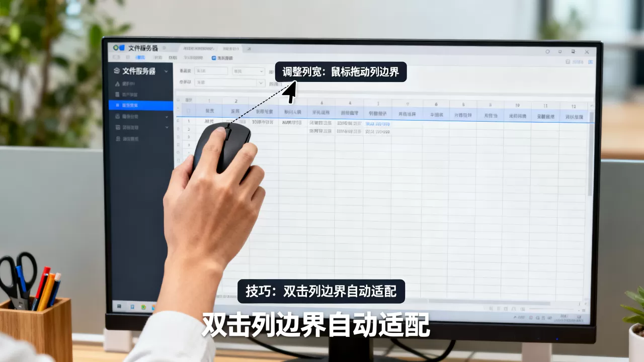 qq浏览文件服务器表格列宽怎么调?,有什么技巧? qq浏览文件服务器表格列宽怎么调?,有什么技巧?