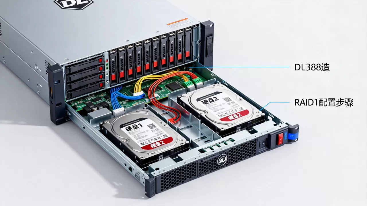DL388服务器如何做RAID1,RAID1怎么设置? DL388服务器如何做RAID1,RAID1怎么设置?