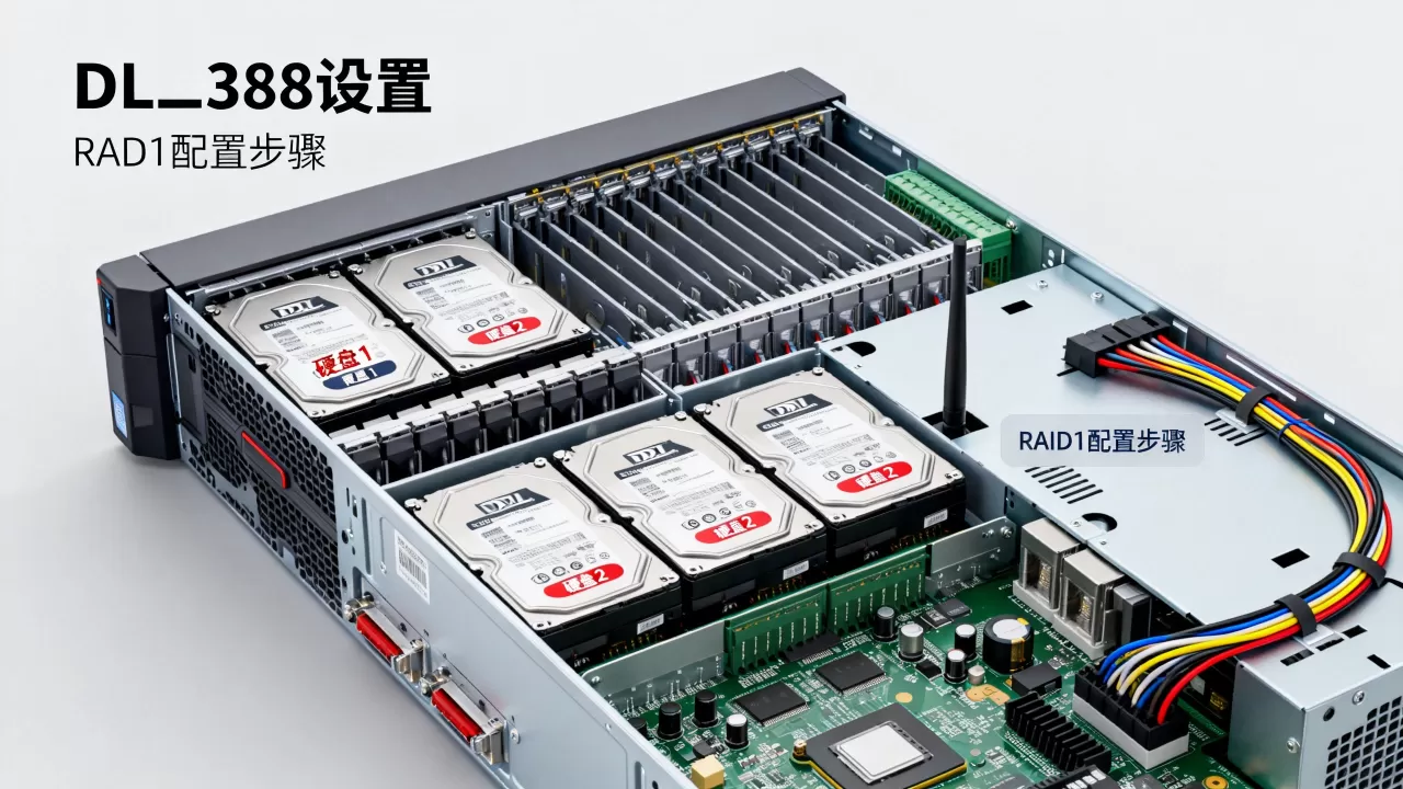 DL388服务器如何做RAID1,RAID1怎么设置? DL388服务器如何做RAID1,RAID1怎么设置?