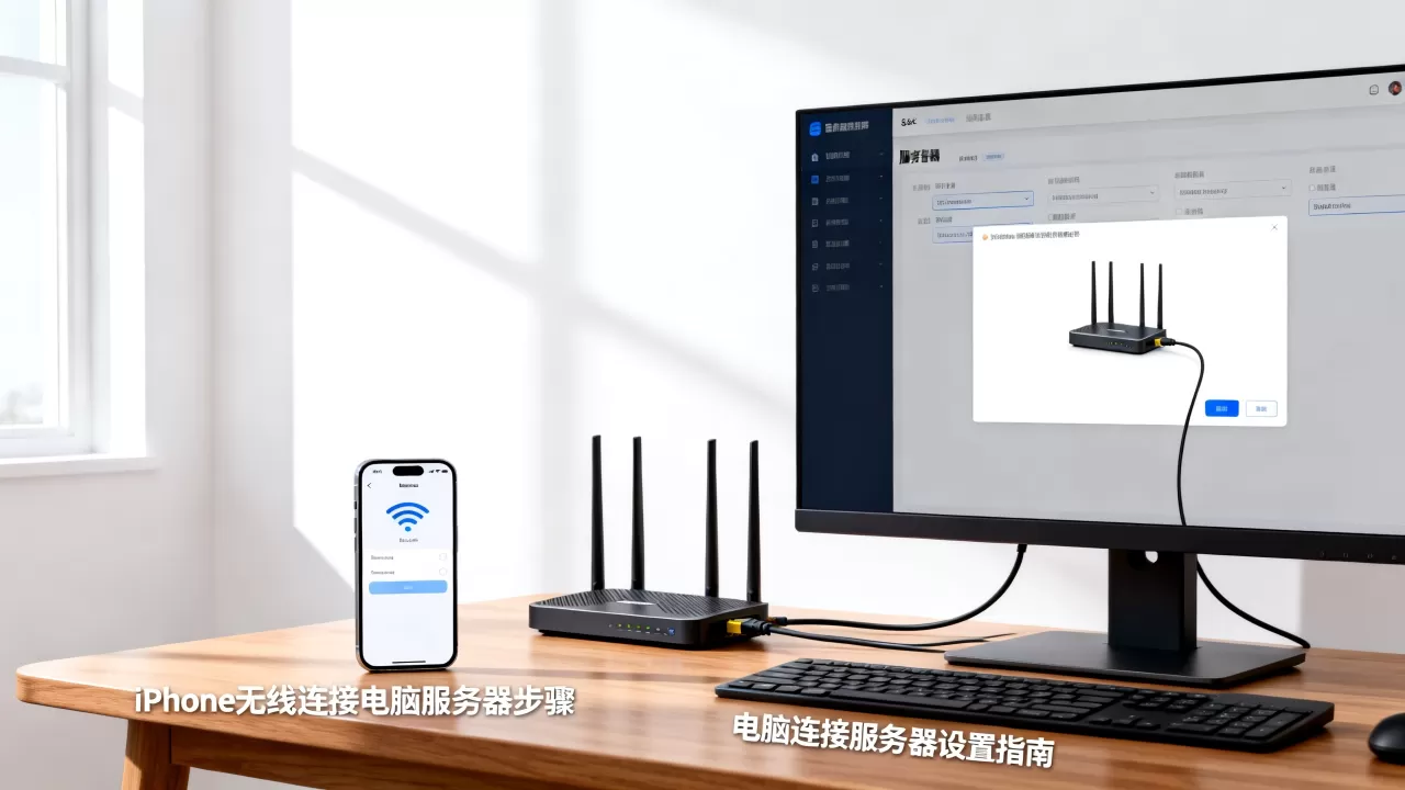 iPhone无线网怎么连电脑服务器,电脑连服务器怎么设置? iPhone无线网怎么连电脑服务器,电脑连服务器怎么设置?