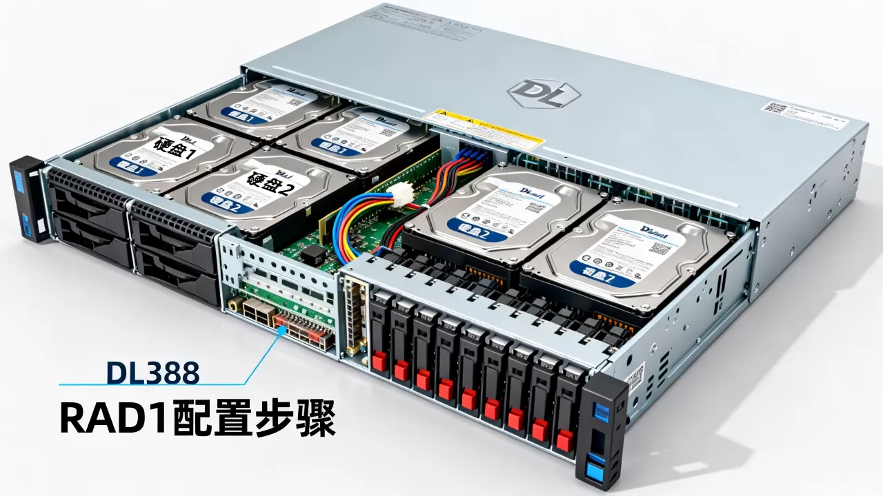 DL388服务器如何做RAID1,RAID1怎么设置? DL388服务器如何做RAID1,RAID1怎么设置?