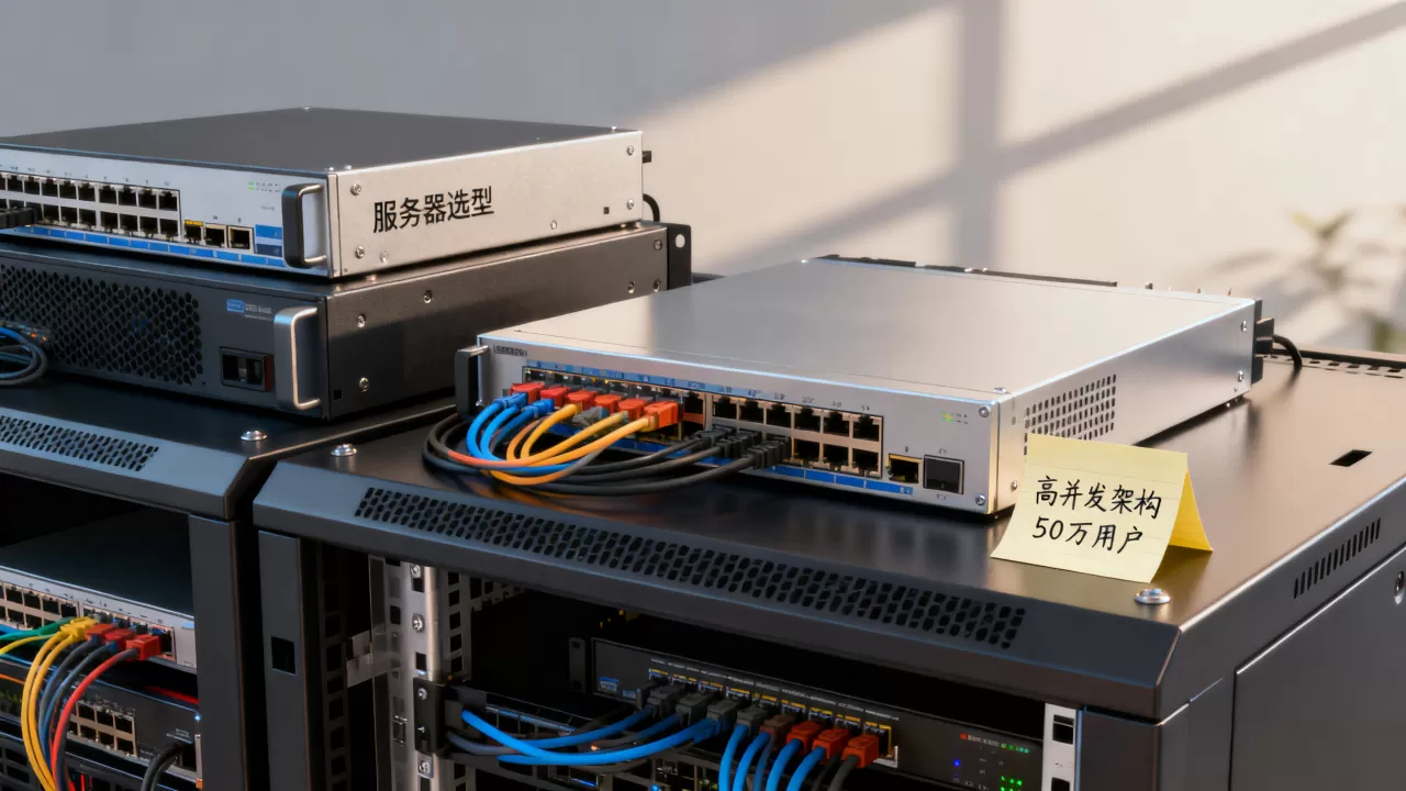 50万用户的app服务器怎么选型,高并发架构方案? 50万用户的app服务器怎么选型,高并发架构方案?