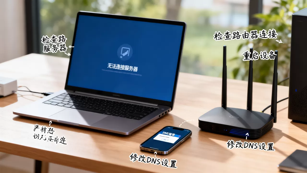 连接WiFi找不到服务器DNS错误怎么解决?,DNS错误修复有哪些方法 连接WiFi找不到服务器DNS错误怎么解决?,DNS错误修复有哪些方法