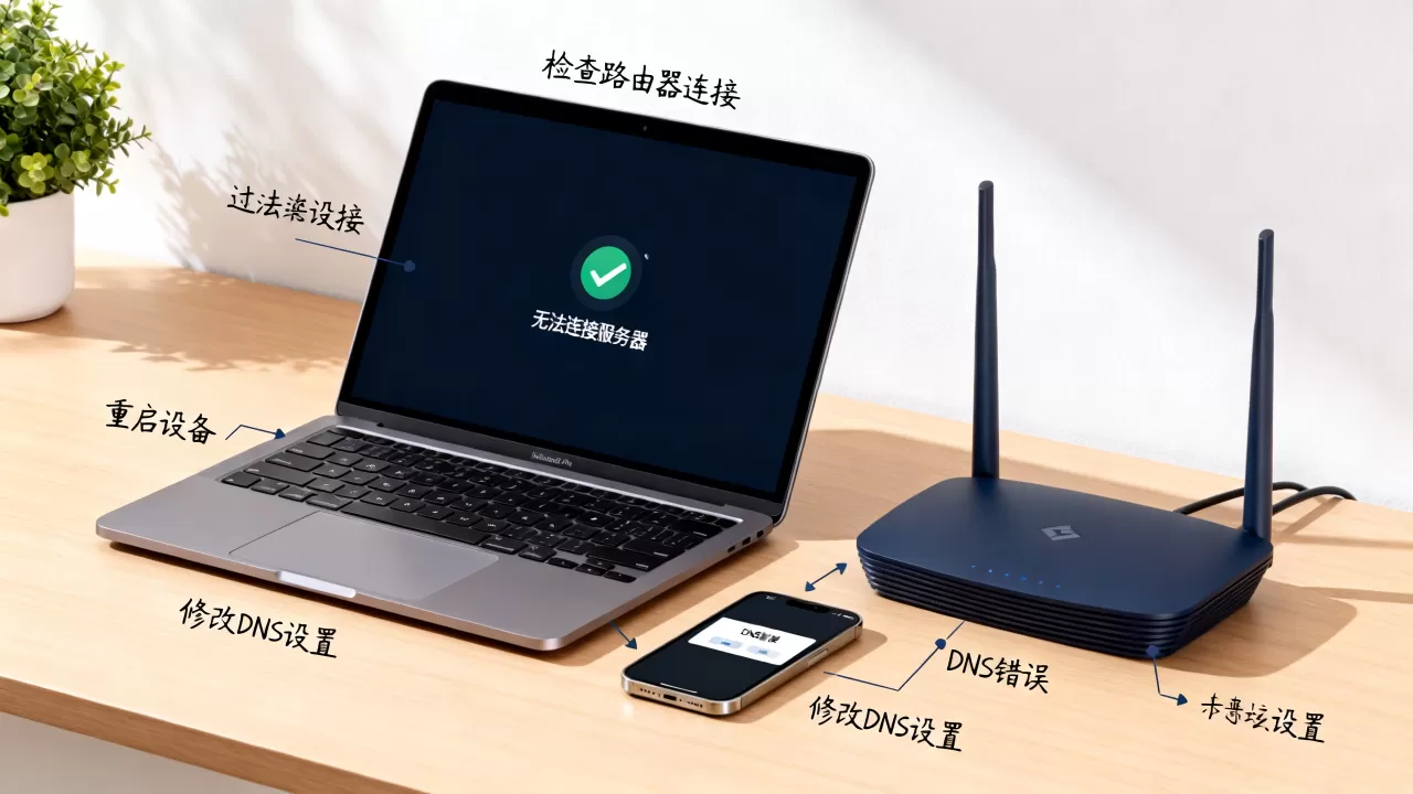 连接WiFi找不到服务器DNS错误怎么解决?,DNS错误修复有哪些方法 连接WiFi找不到服务器DNS错误怎么解决?,DNS错误修复有哪些方法