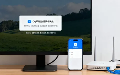 QQ邮箱连接服务器失败是怎么回事，无法连接服务器怎么解决？
