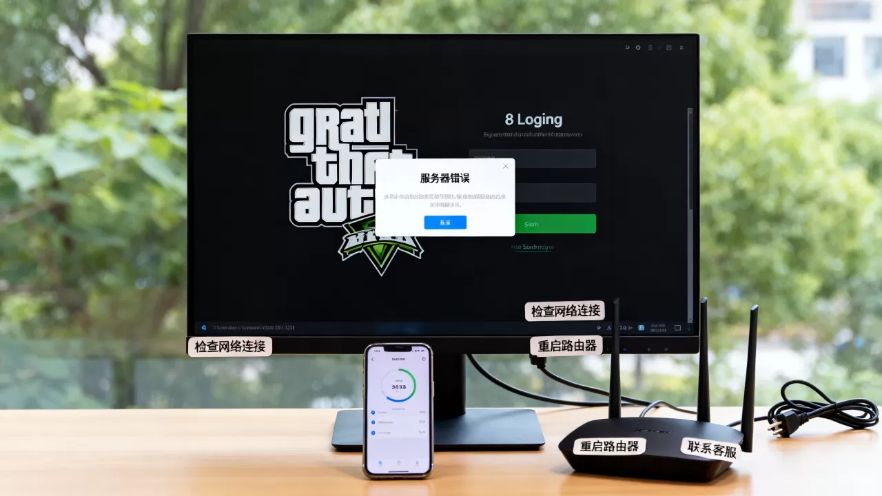 GTA5登录时服务器错误怎么解决,是什么原因 GTA5登录时服务器错误怎么解决,是什么原因