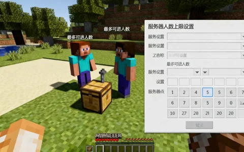 我的世界服务器最多能进多少人？，人数上限怎么设置？
