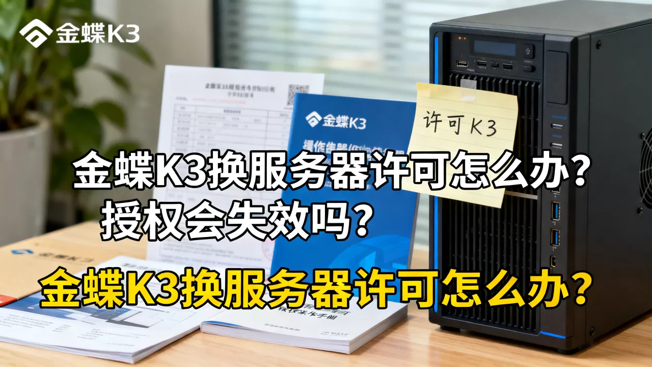 金蝶K3换服务器许可怎么办,授权会失效吗? 金蝶K3换服务器许可怎么办,授权会失效吗?