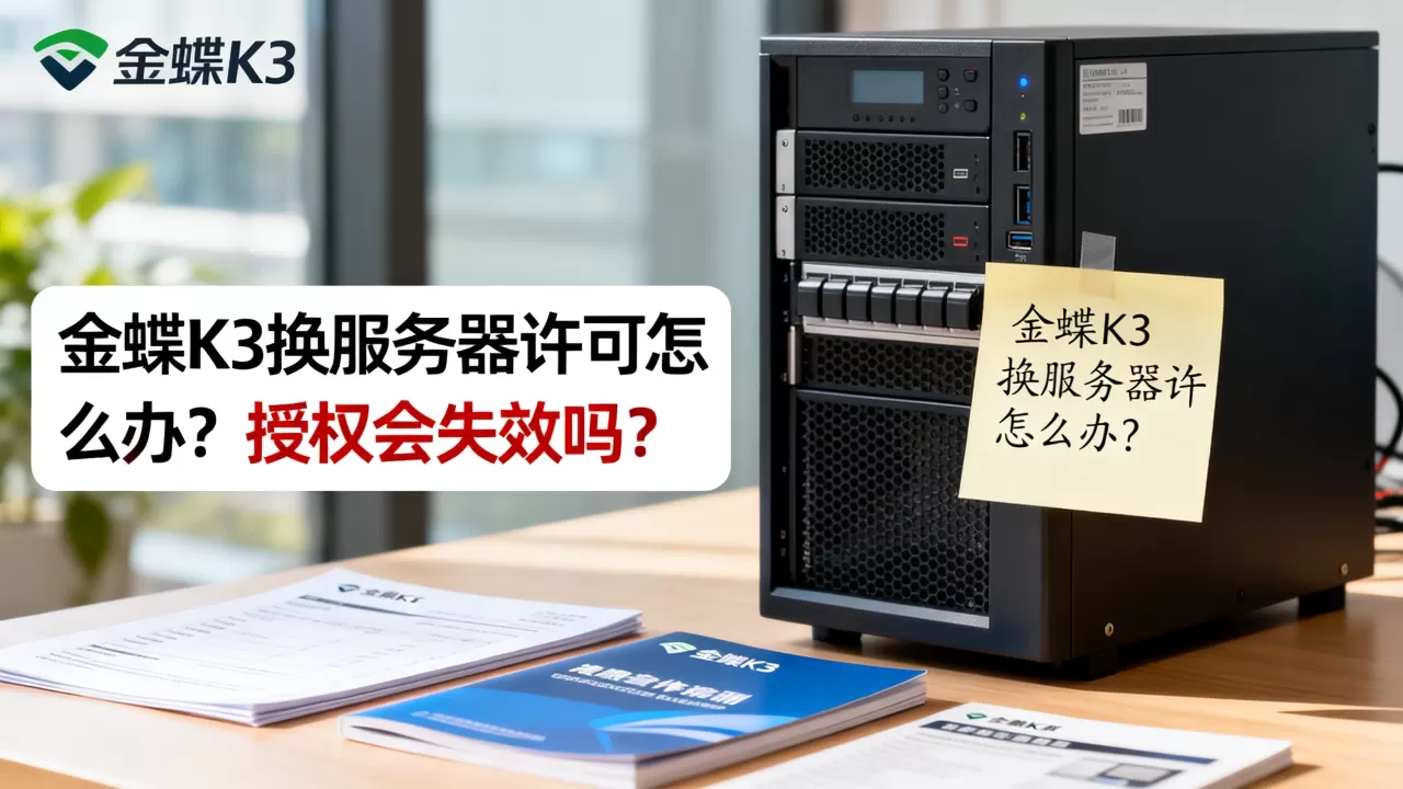 金蝶K3换服务器许可怎么办,授权会失效吗? 金蝶K3换服务器许可怎么办,授权会失效吗?