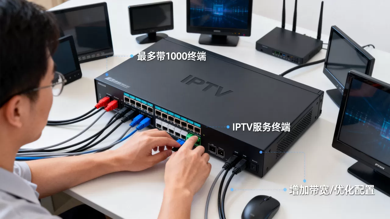 iptv服务器最多能带多少终端?,带机量不足怎么解决? iptv服务器最多能带多少终端?,带机量不足怎么解决?