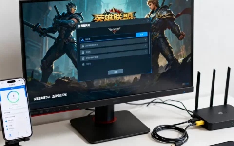 LOL如何设置网络连接服务器？，延迟高怎么解决？