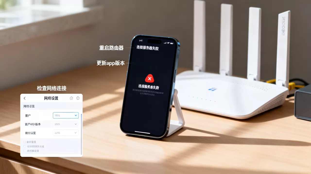 安卓app连接服务器失败怎么办,连接失败原因有哪些 安卓app连接服务器失败怎么办,连接失败原因有哪些