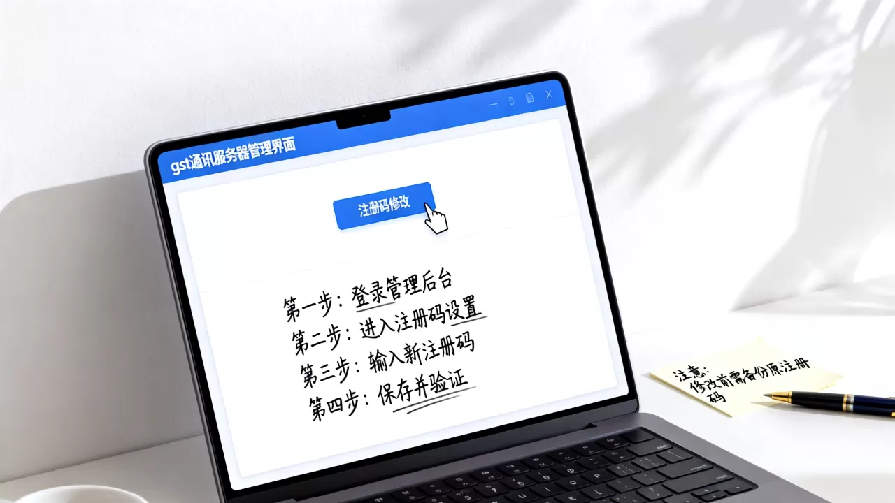 gst通讯服务器注册码怎么改?,具体步骤是什么 gst通讯服务器注册码怎么改?,具体步骤是什么