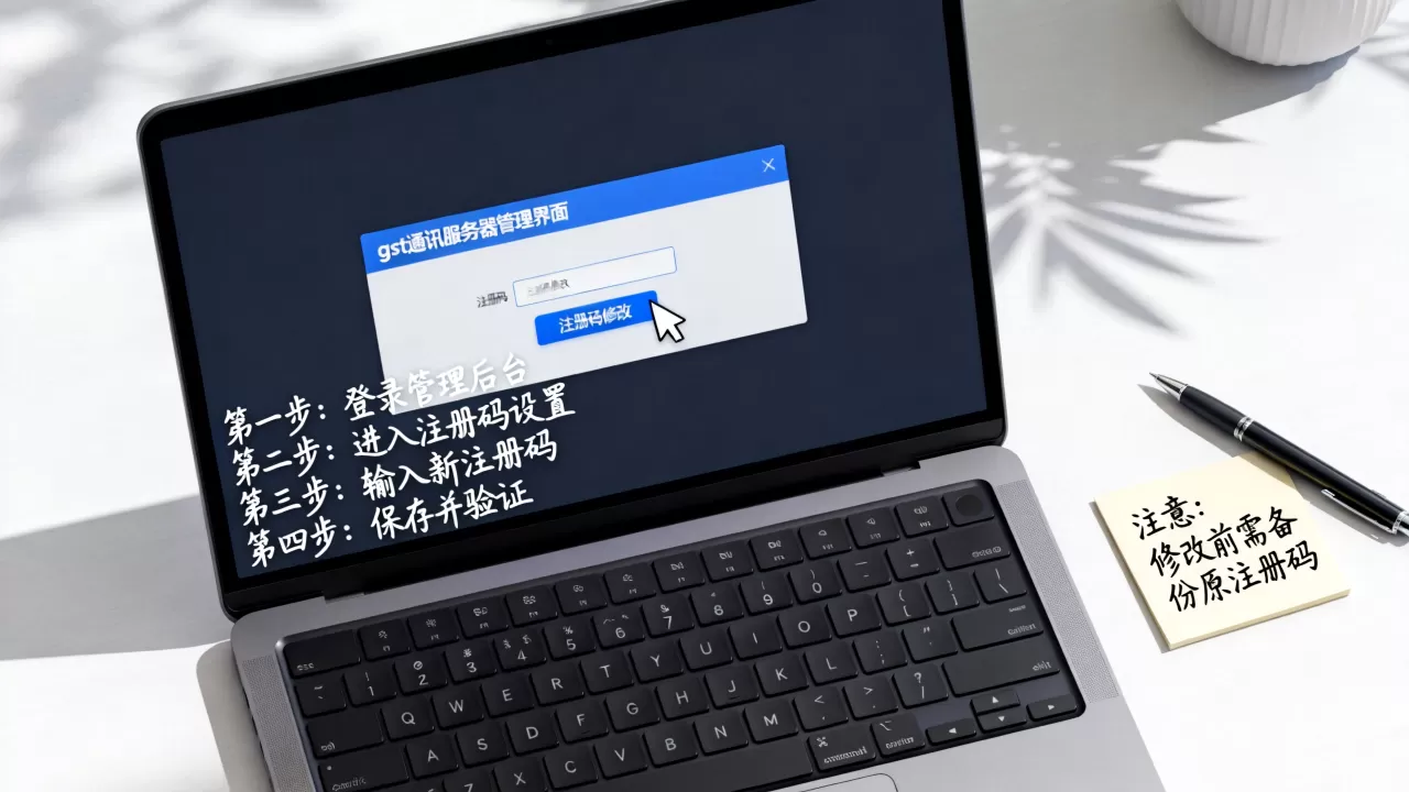 gst通讯服务器注册码怎么改?,具体步骤是什么 gst通讯服务器注册码怎么改?,具体步骤是什么