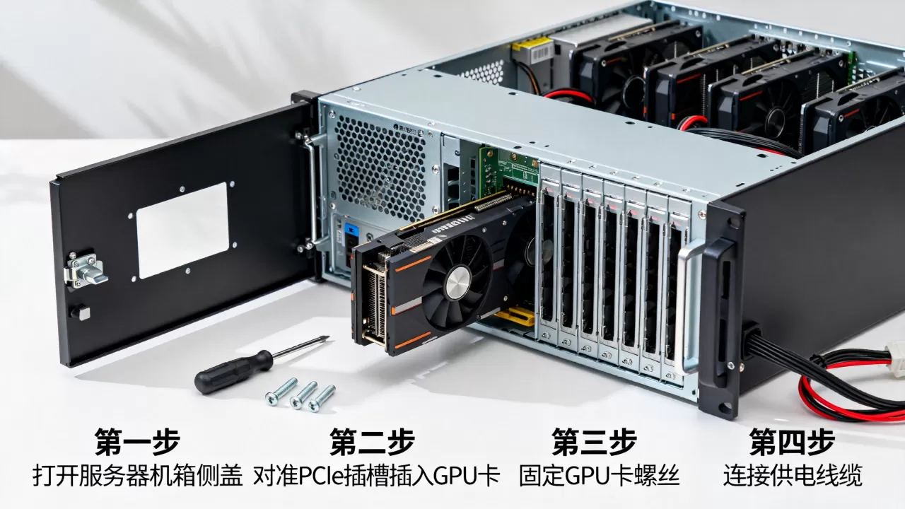 2U8卡服务器GPU卡怎么安装?,安装步骤有哪些? 2U8卡服务器GPU卡怎么安装?,安装步骤有哪些?