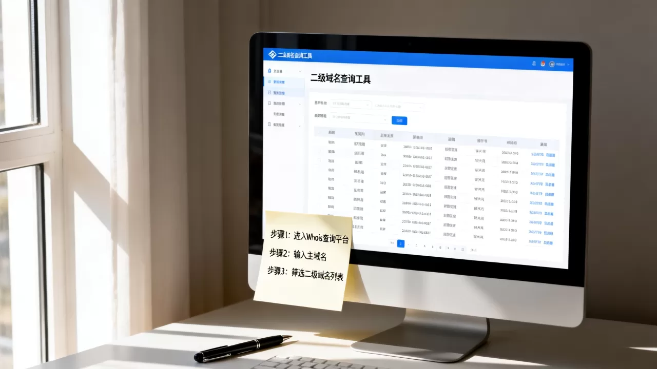 如何精准查找网站的二级域名及完整列表?网站二级域名怎么查询 如何精准查找网站的二级域名及完整列表?网站二级域名怎么查询