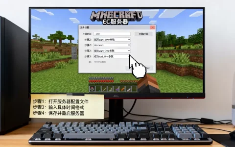 我的世界ec服务器怎么加开始时间，具体步骤是什么？