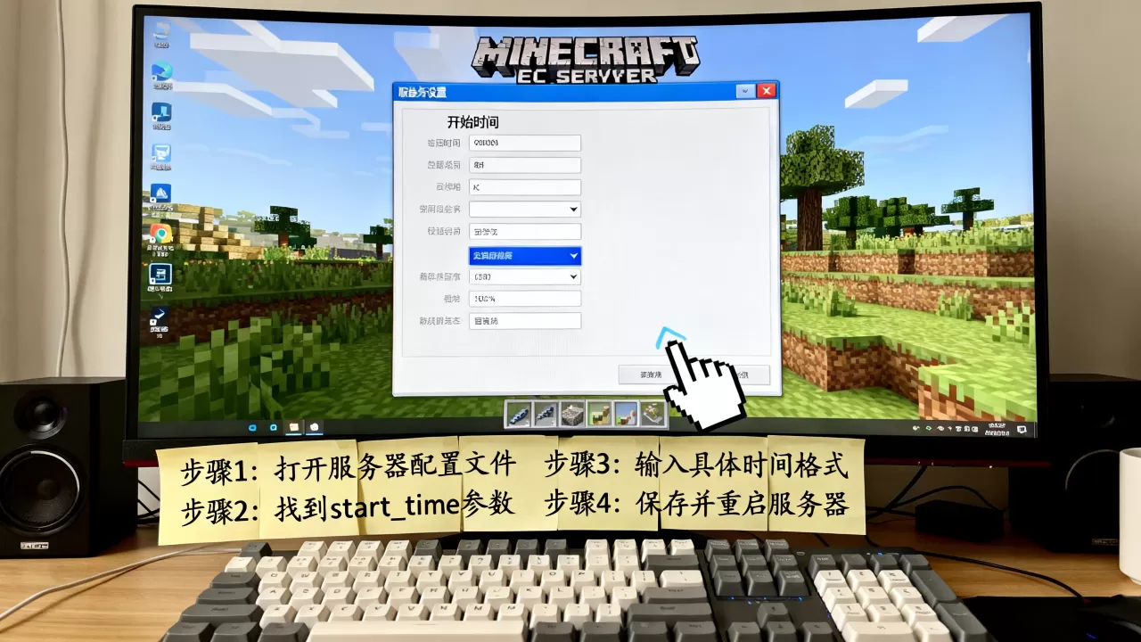 我的世界ec服务器怎么加开始时间,具体步骤是什么? 我的世界ec服务器怎么加开始时间,具体步骤是什么?