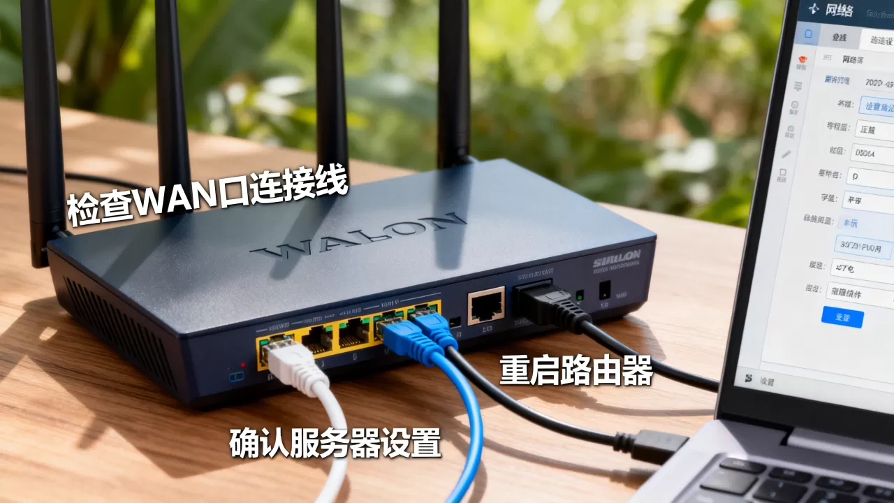 WAN口设置服务器无响应怎么办,路由器WAN口无响应怎么解决 WAN口设置服务器无响应怎么办,路由器WAN口无响应怎么解决