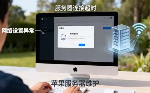 苹果电脑注册ID时服务器出错怎么办，原因有哪些？