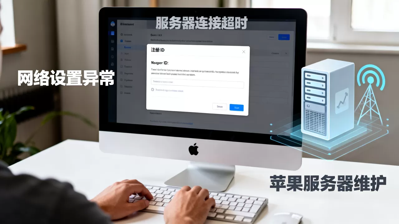 苹果电脑注册ID时服务器出错怎么办,原因有哪些? 苹果电脑注册ID时服务器出错怎么办,原因有哪些?