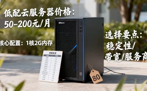 低配云服务器多少钱一台？，怎么选更划算