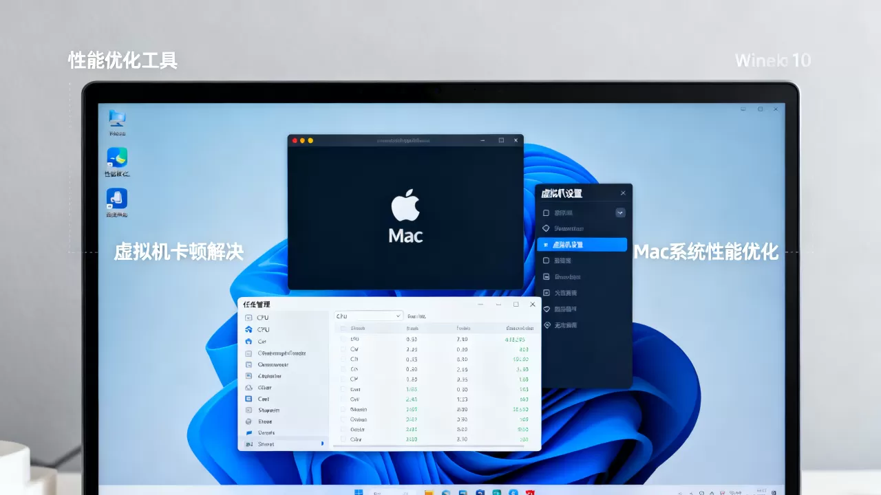 如何在WIN虚拟机系统中流畅运行其他操作系统?,虚拟机卡顿怎么解决,Win10装Mac系统性能优化技巧 如何在WIN虚拟机系统中流畅运行其他操作系统?,虚拟机卡顿怎么解决,Win10装Mac系统性能优化技巧