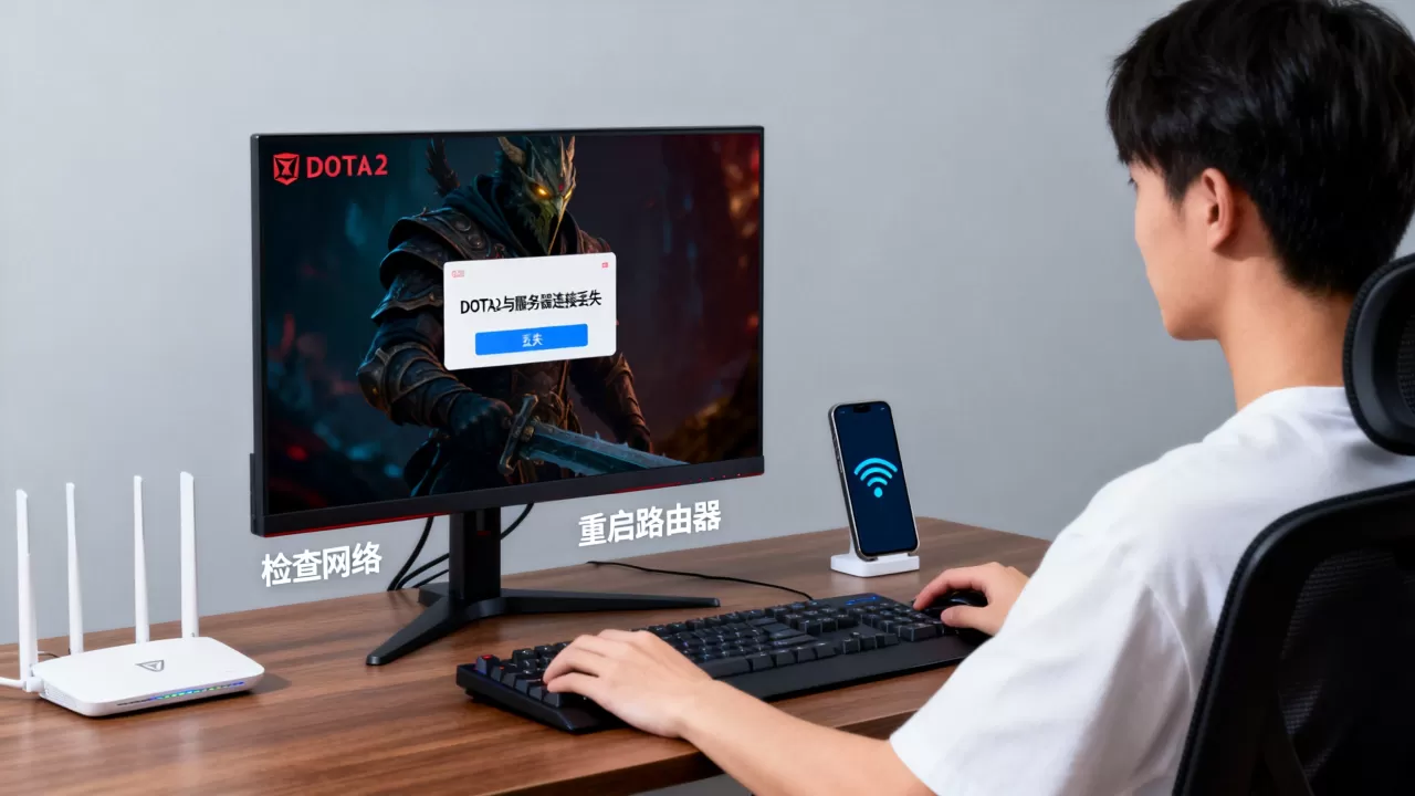 DOTA2与服务器连接丢失怎么办,是什么原因? DOTA2与服务器连接丢失怎么办,是什么原因?