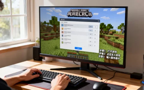我的世界PC端怎么进别的服务器，我的世界电脑版怎么联机？