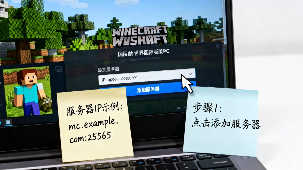 我的世界国际版PC如何加服务器,服务器IP怎么填? 我的世界国际版PC如何加服务器,服务器IP怎么填?