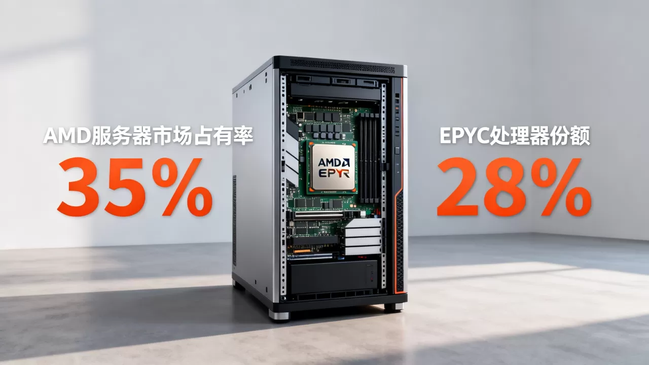 AMD平台服务器占有率如何,AMD EPYC市场份额多少? AMD平台服务器占有率如何,AMD EPYC市场份额多少?