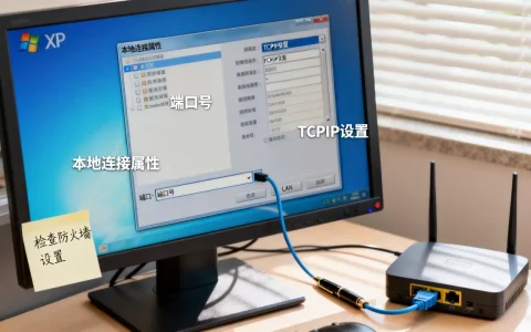 XP怎么连接服务器端口，端口设置在哪里？