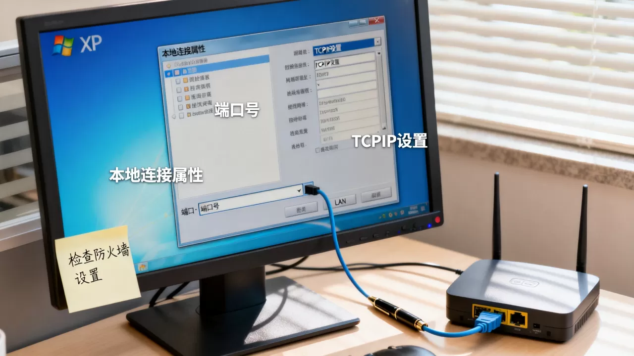 XP怎么连接服务器端口,端口设置在哪里? XP怎么连接服务器端口,端口设置在哪里?