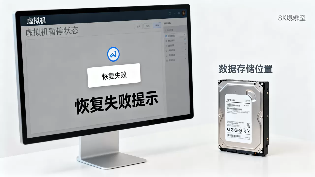 虚拟机取消暂停无法启动怎么办,暂停恢复失败数据会丢失吗? 虚拟机取消暂停无法启动怎么办,暂停恢复失败数据会丢失吗?