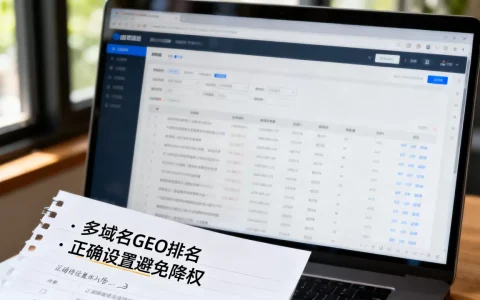 多域名指向同一网站会影响GEO排名吗？如何正确设置避免降权？