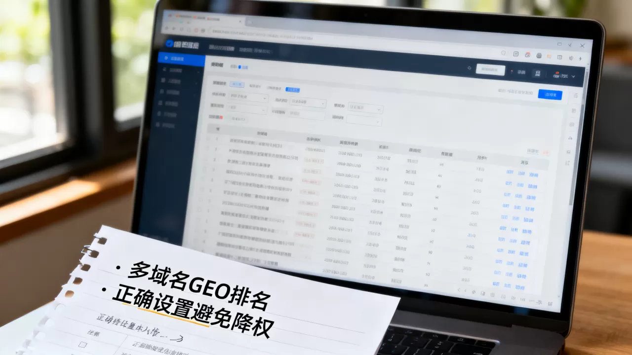 多域名指向同一网站会影响GEO排名吗?如何正确设置避免降权? 多域名指向同一网站会影响GEO排名吗?如何正确设置避免降权?
