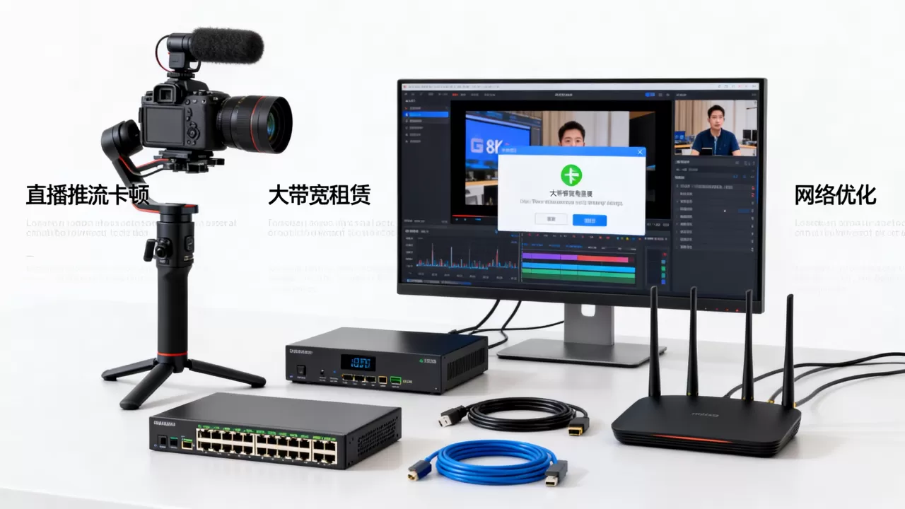 上海直播推流卡顿怎么解决,租大带宽真的有效吗? 上海直播推流卡顿怎么解决,租大带宽真的有效吗?
