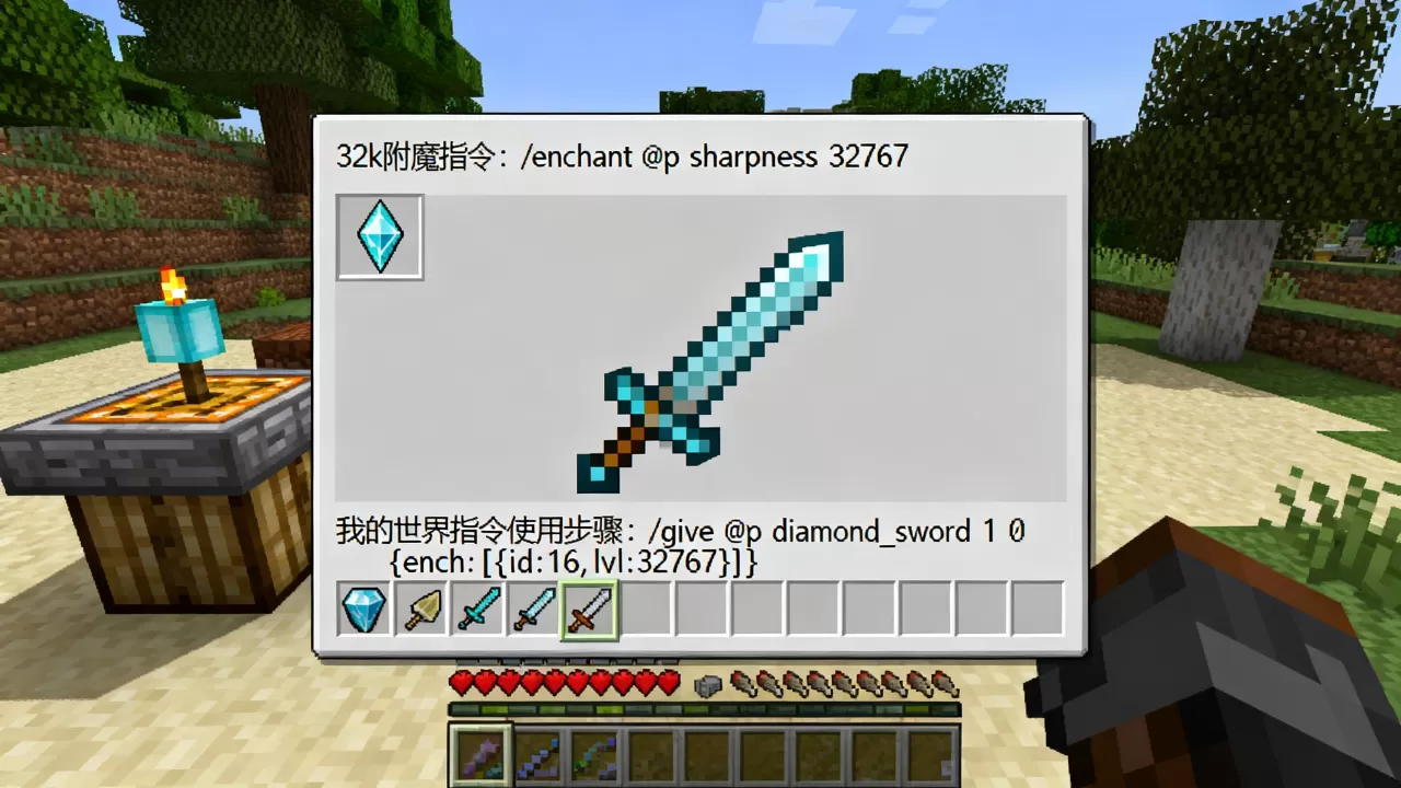 32k附魔指令服务器怎么弄,我的世界指令怎么用 32k附魔指令服务器怎么弄,我的世界指令怎么用