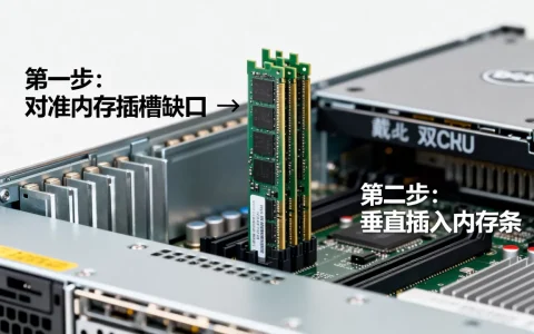 戴尔双cpu服务器内存条怎么插,正确方法是什么