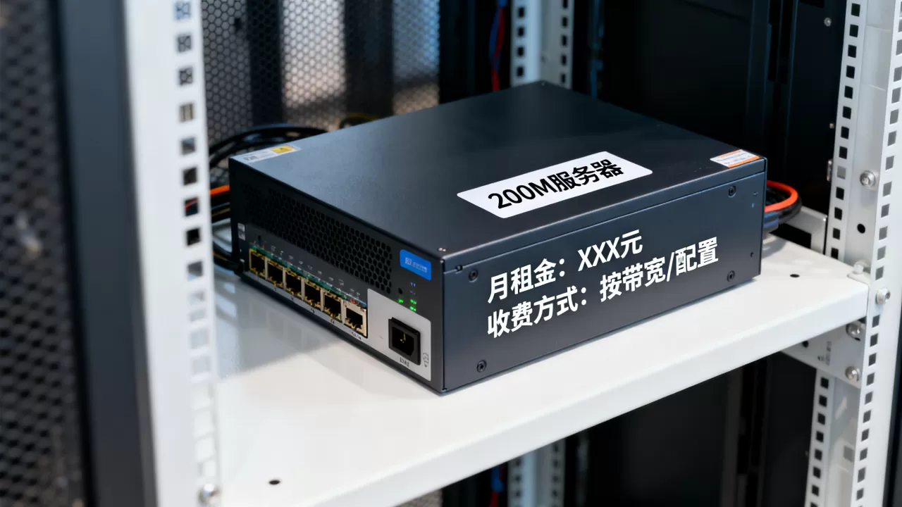 200M服务器租一个月多少钱,怎么收费? 200M服务器租一个月多少钱,怎么收费?