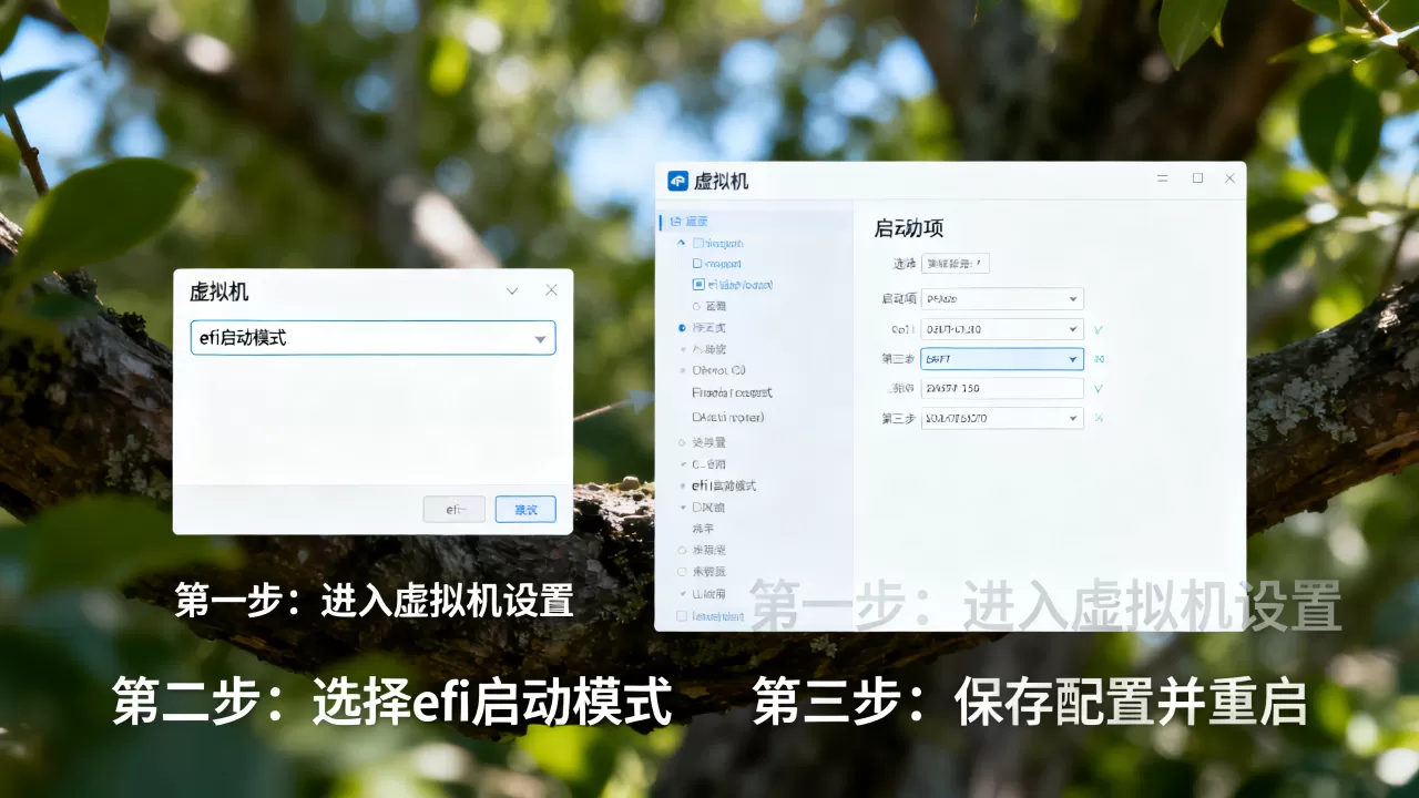 虚拟机如何安装efi启动模式?详细步骤有哪些?,虚拟机efi启动设置教程 虚拟机如何安装efi启动模式?详细步骤有哪些?,虚拟机efi启动设置教程