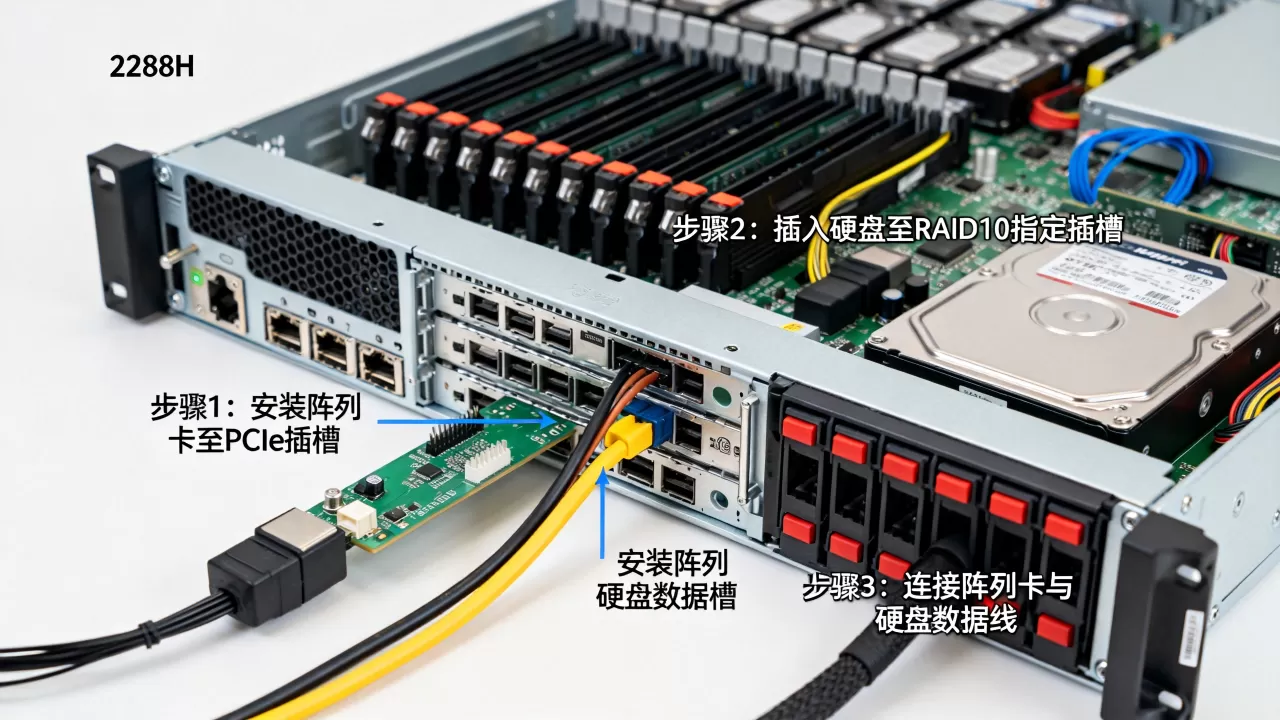 2288h服务器raid10怎么做,详细步骤是什么? 2288h服务器raid10怎么做,详细步骤是什么?