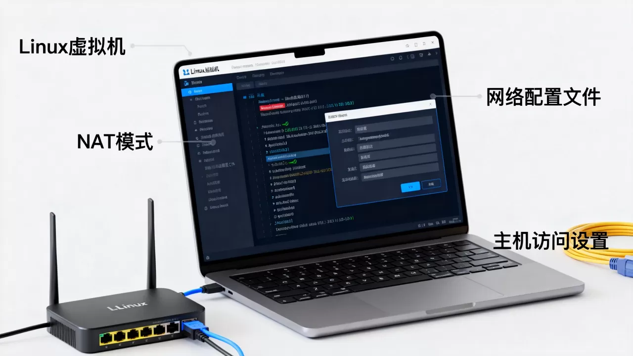 Linux虚拟机NAT模式怎么配,主机访问虚拟机设置方法? Linux虚拟机NAT模式怎么配,主机访问虚拟机设置方法?