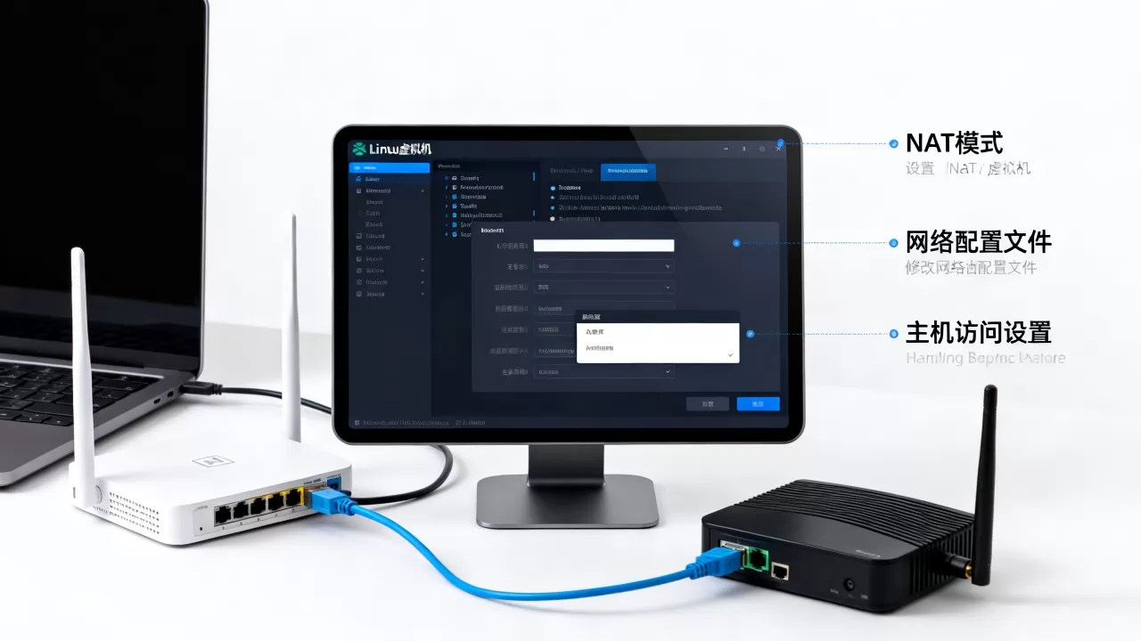 Linux虚拟机NAT模式怎么配,主机访问虚拟机设置方法? Linux虚拟机NAT模式怎么配,主机访问虚拟机设置方法?